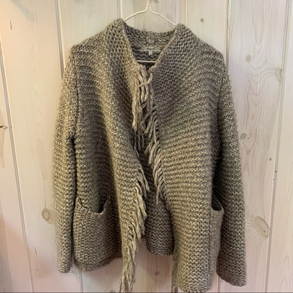 Madewell Fringe Open Cardigan - Picture 2 of 8
